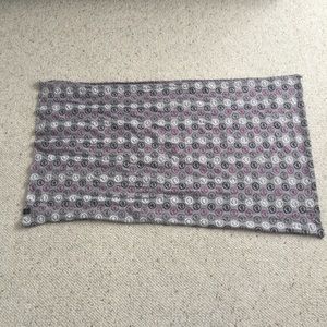 NWOT Fox Grey & Purple Scarf